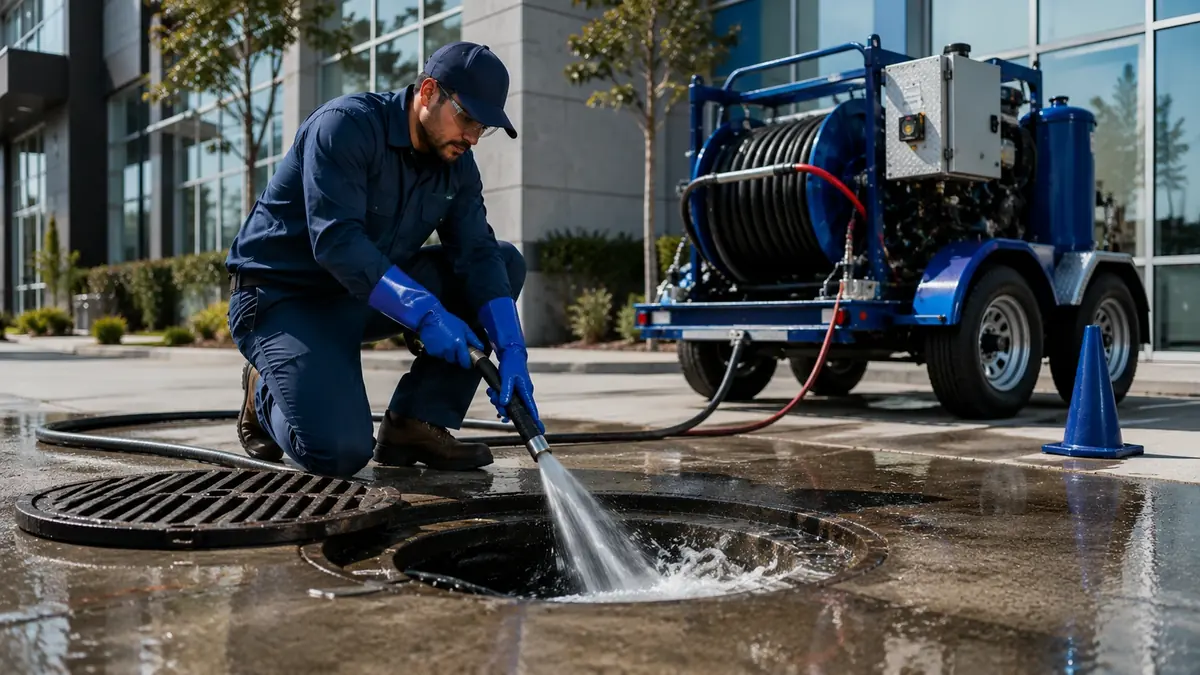 Commercial Hydro Jet Drain Cleaning in Bloomington