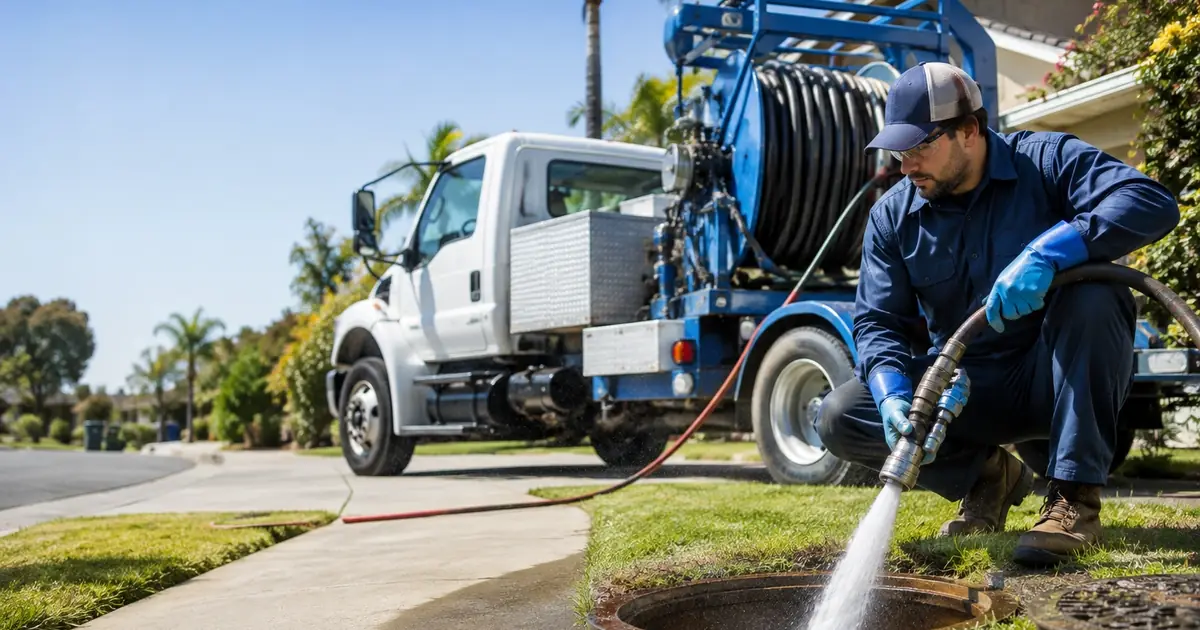 Hydro jet sewer cleaning Bloomington