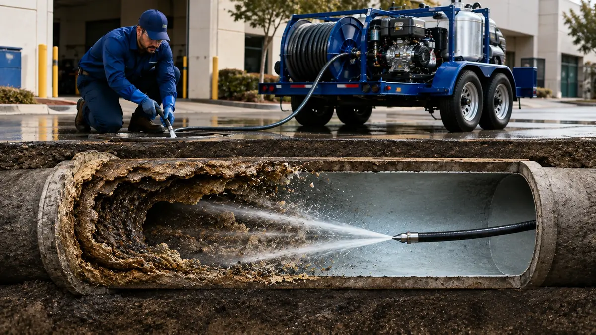 Sewer Pipe Descaling in Bloomington
